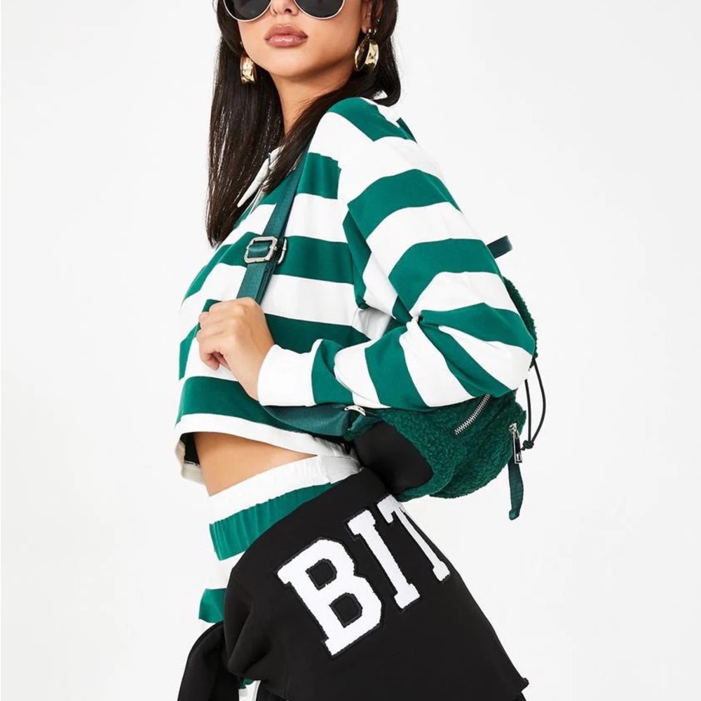 Poster girl rugby cropped top S